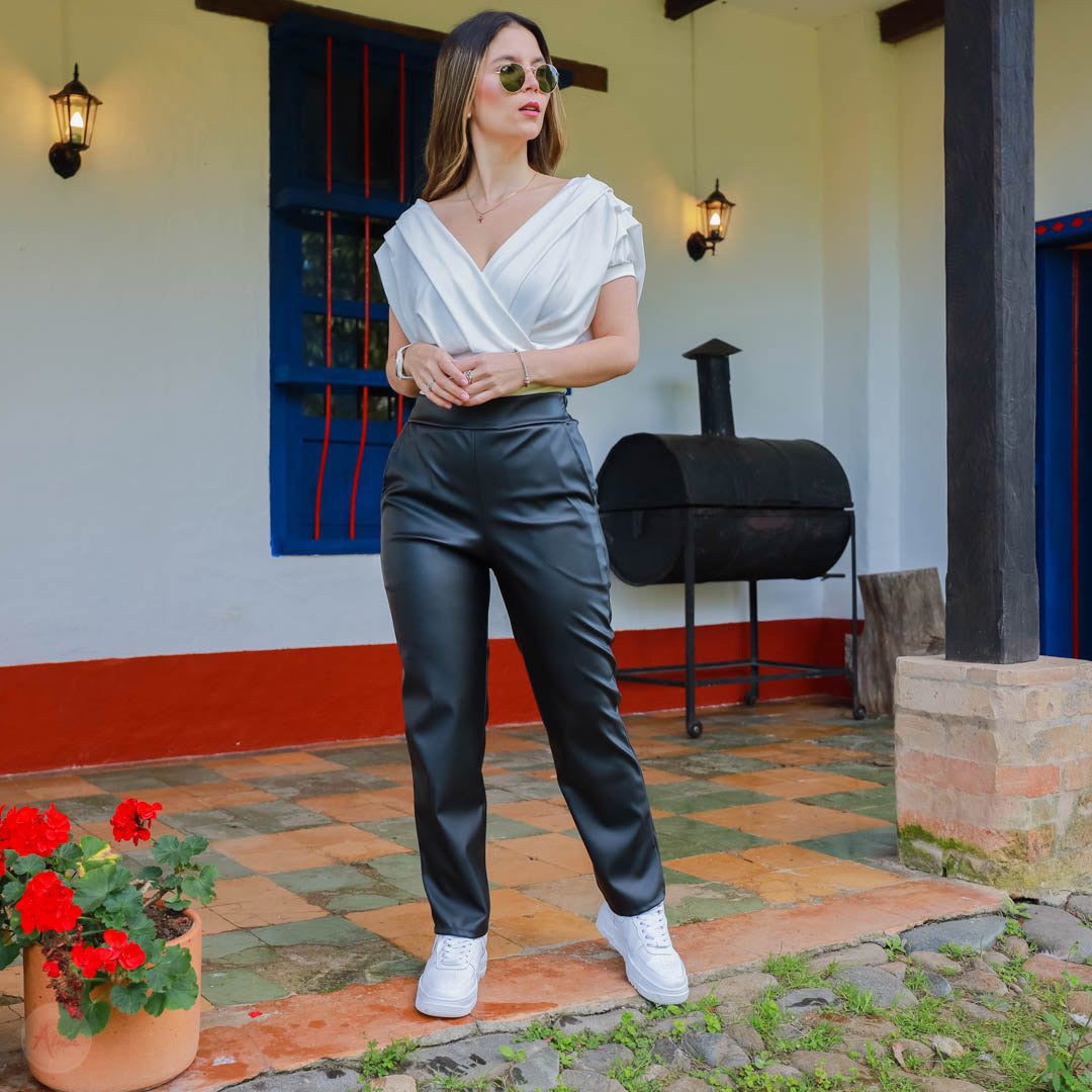 Blusa blanca prenses