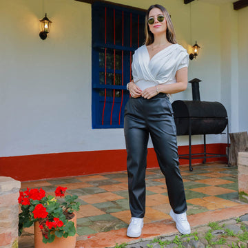 Blusa blanca prenses