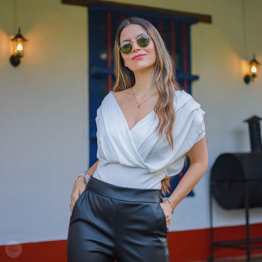 Blusa blanca prenses