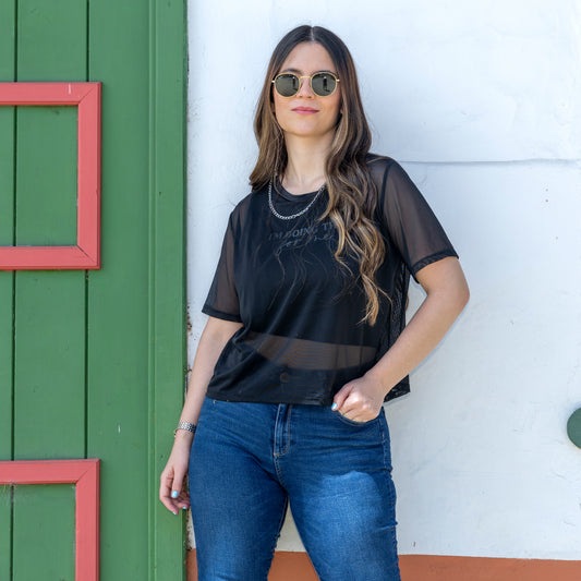 Blusa Negra Cadena