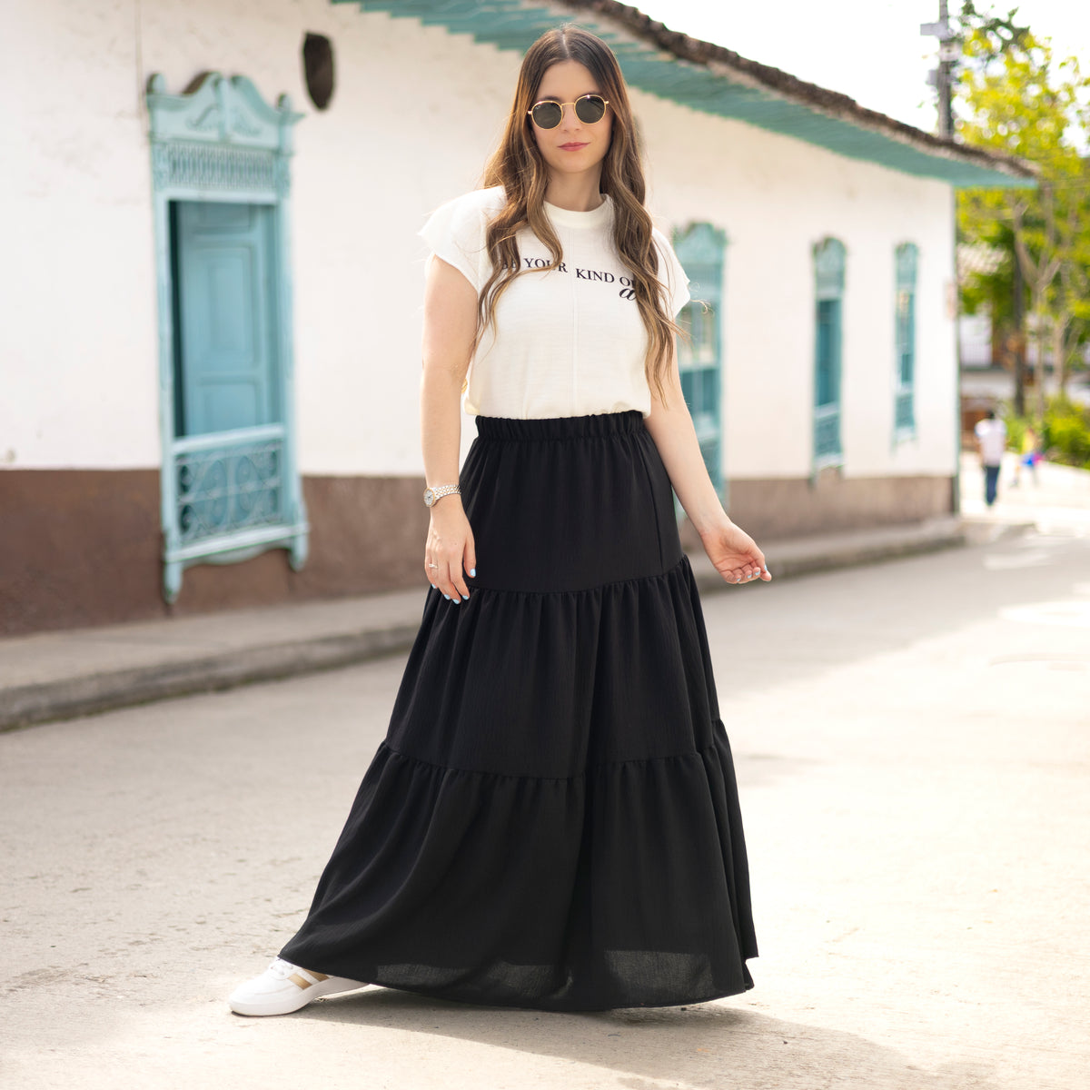 Camiseta Blanca Hilos