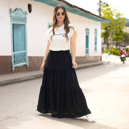 Camiseta Blanca Hilos