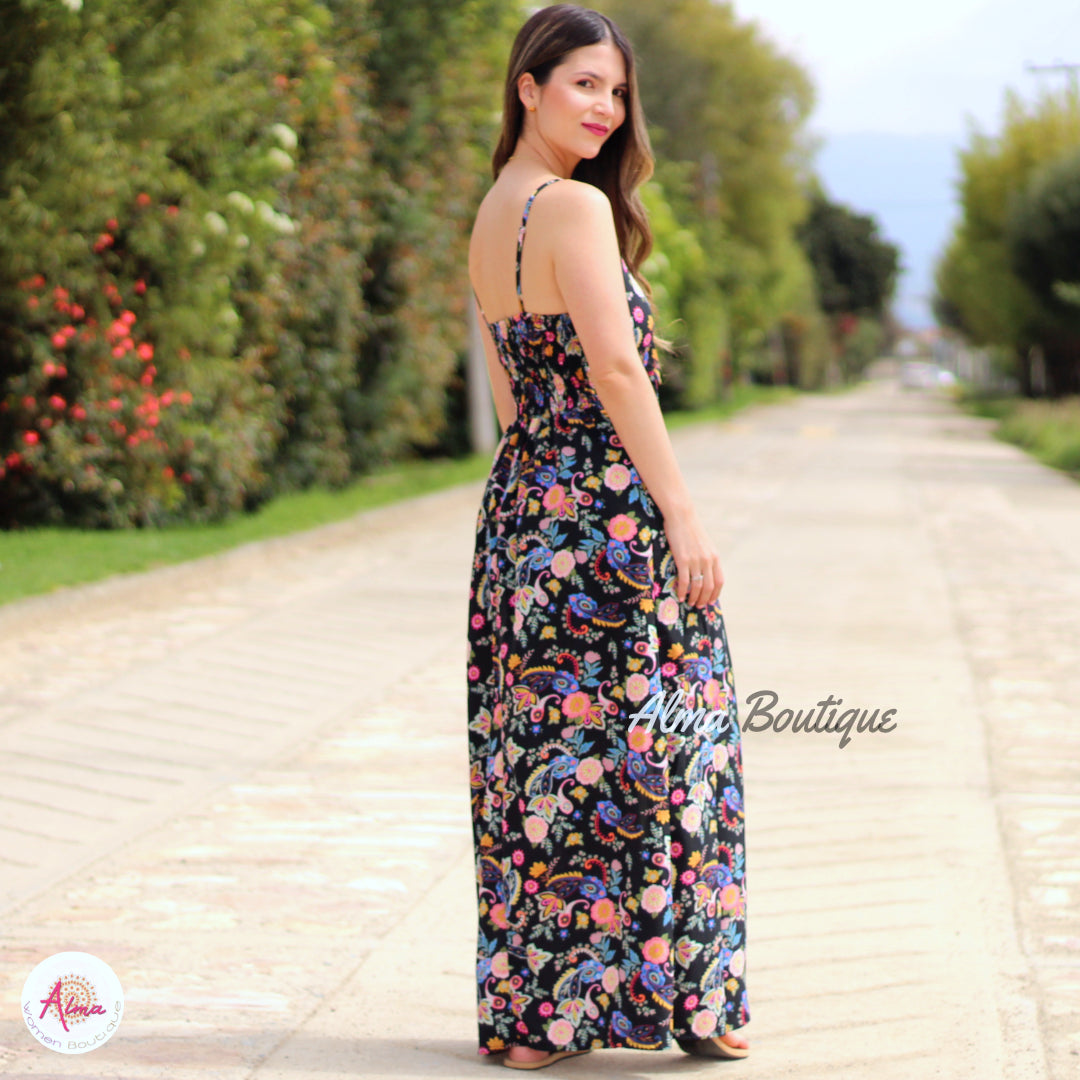 Vestido flores colores