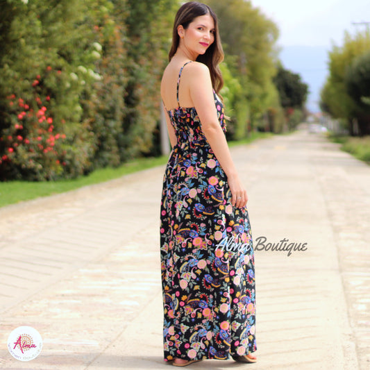 Vestido flores colores