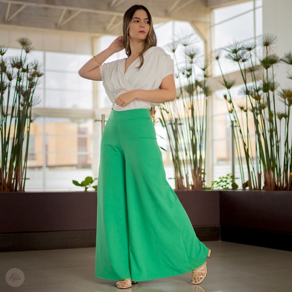 Pantalón verde Paris