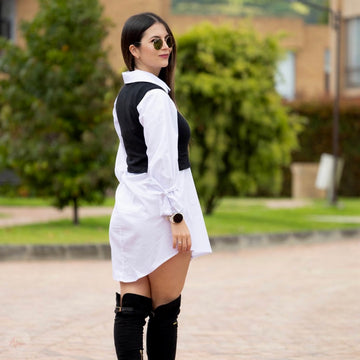 Camisero blanco + Chaleco