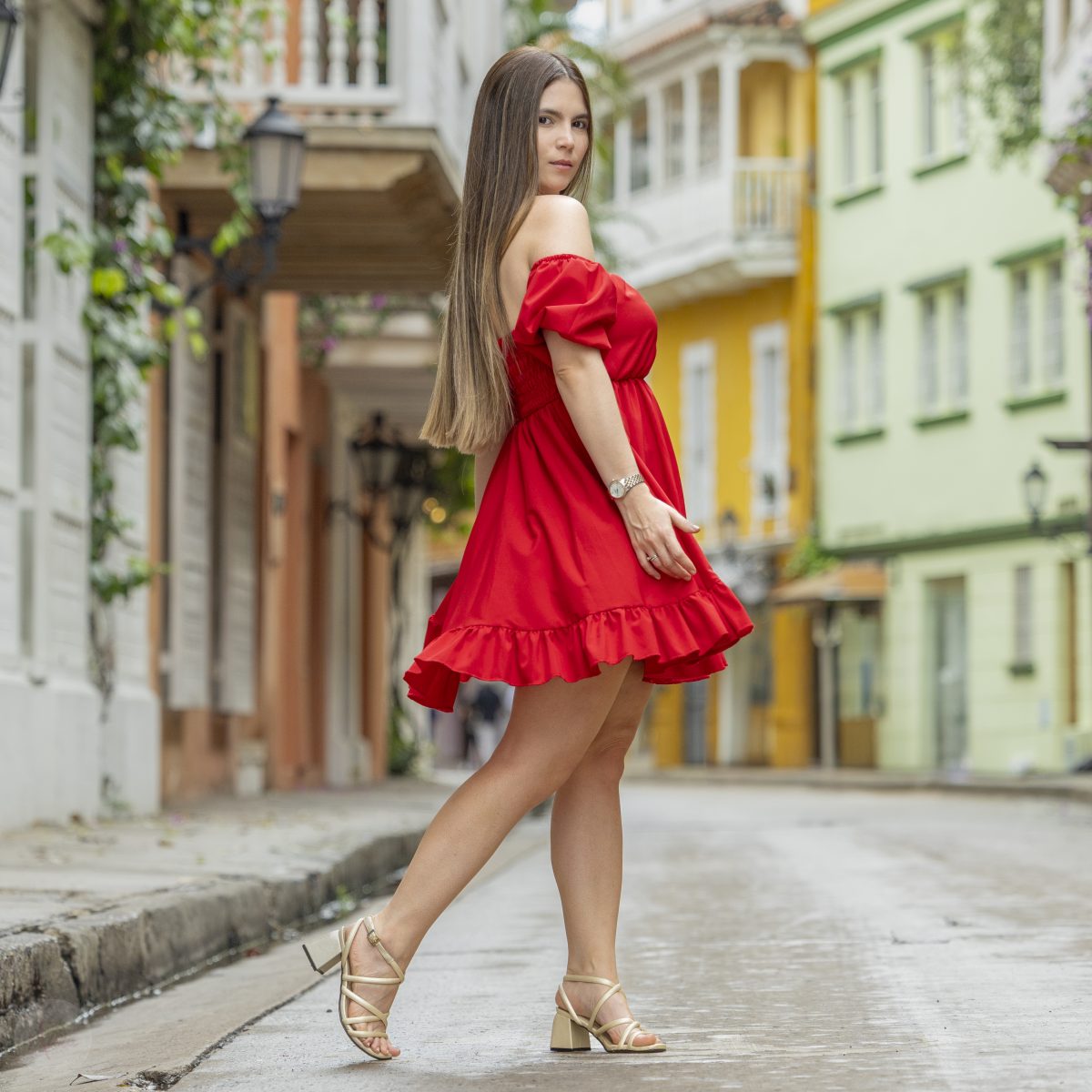 Vestido rojo New