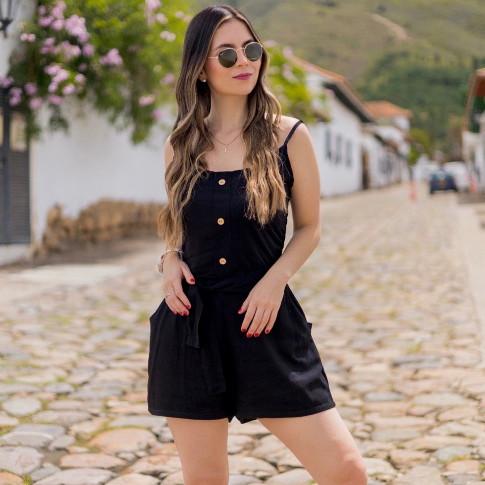 Enterizo Negro