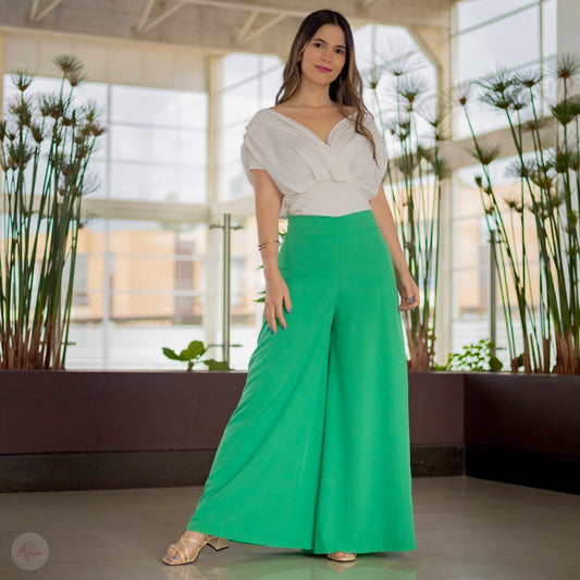 Pantalón verde Paris