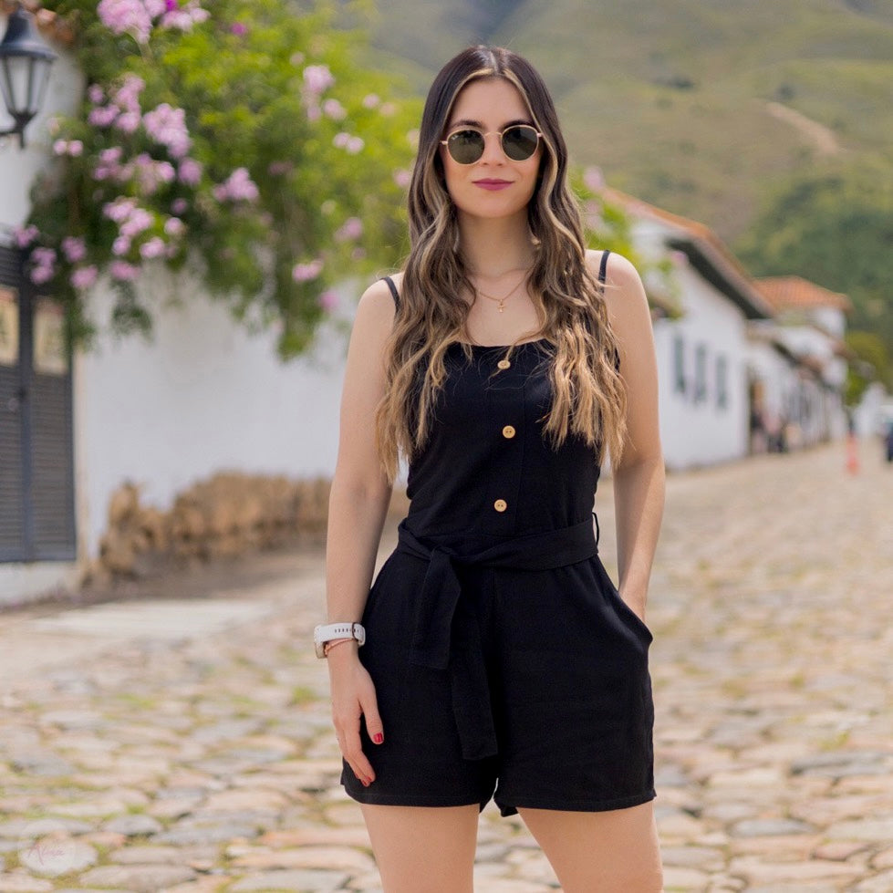 Enterizo Negro